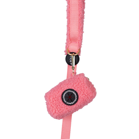 Dispensador Borreguito Rosa - Dispensador de bolsa higiénica