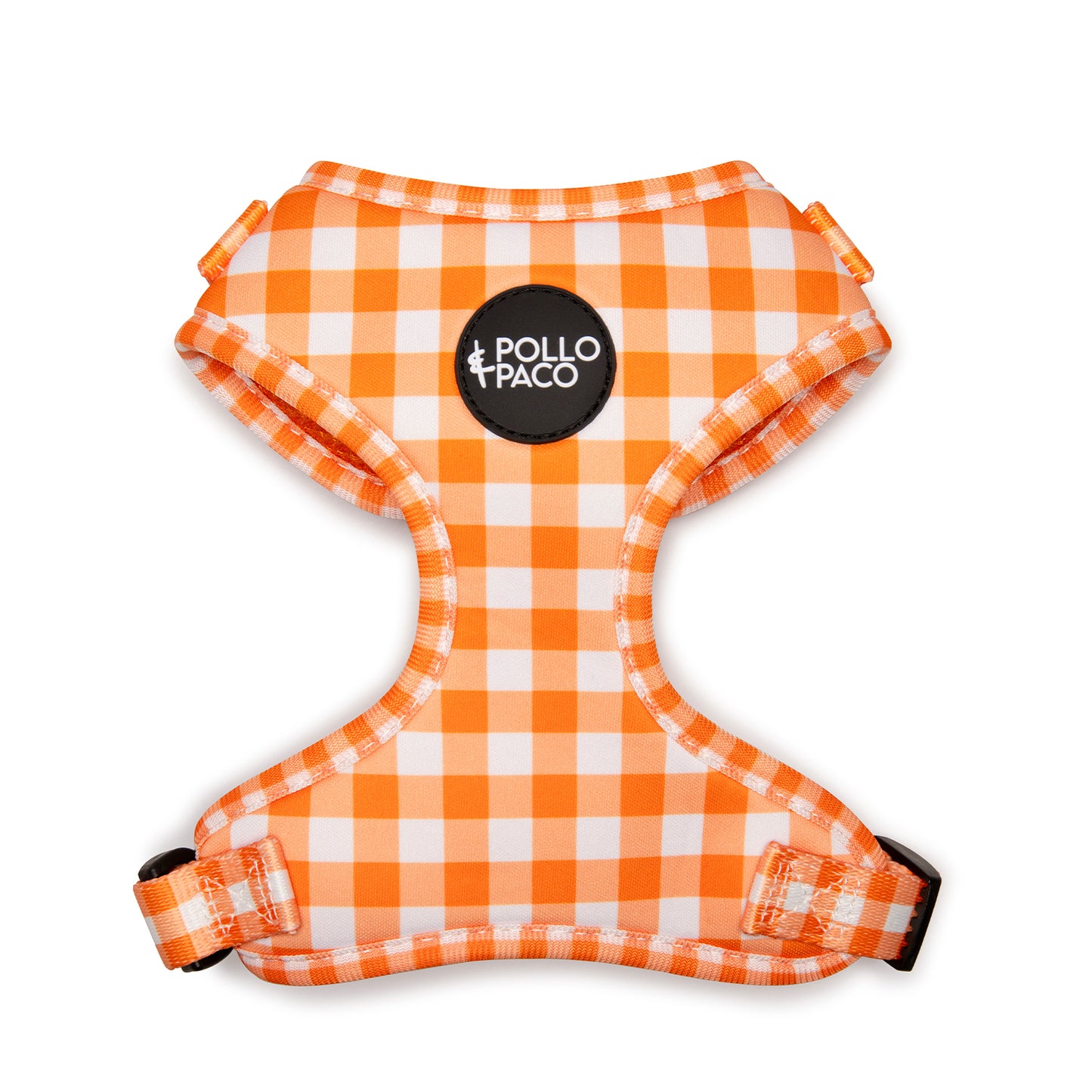 VICHY NARANJA - Arnés ajustable para perros