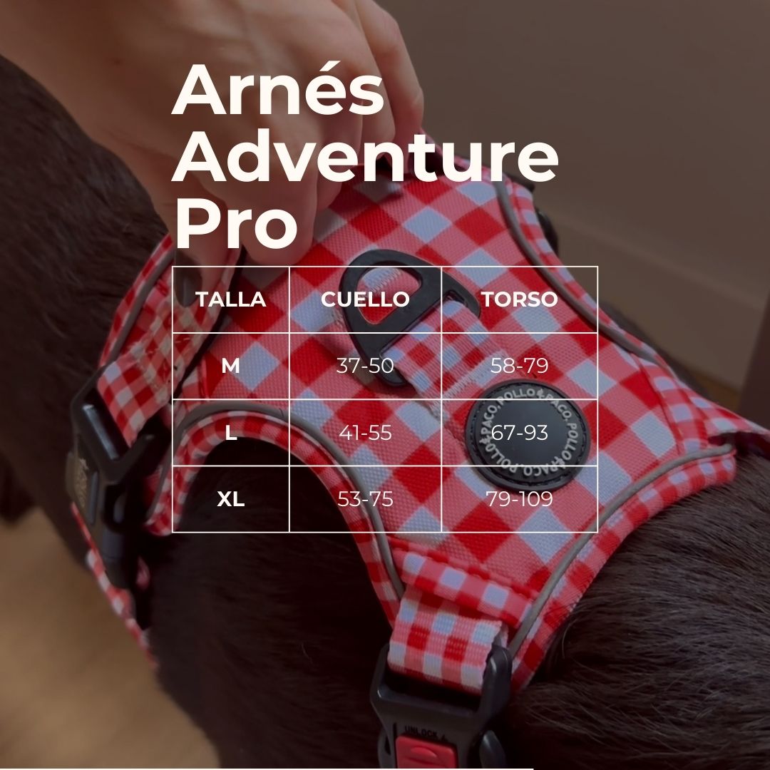 Arnés Adventure Pro - VICHY ROSA