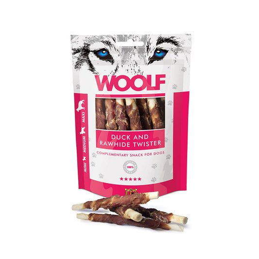 Snack Woolf Rollitos Masticables con Pato 100gr