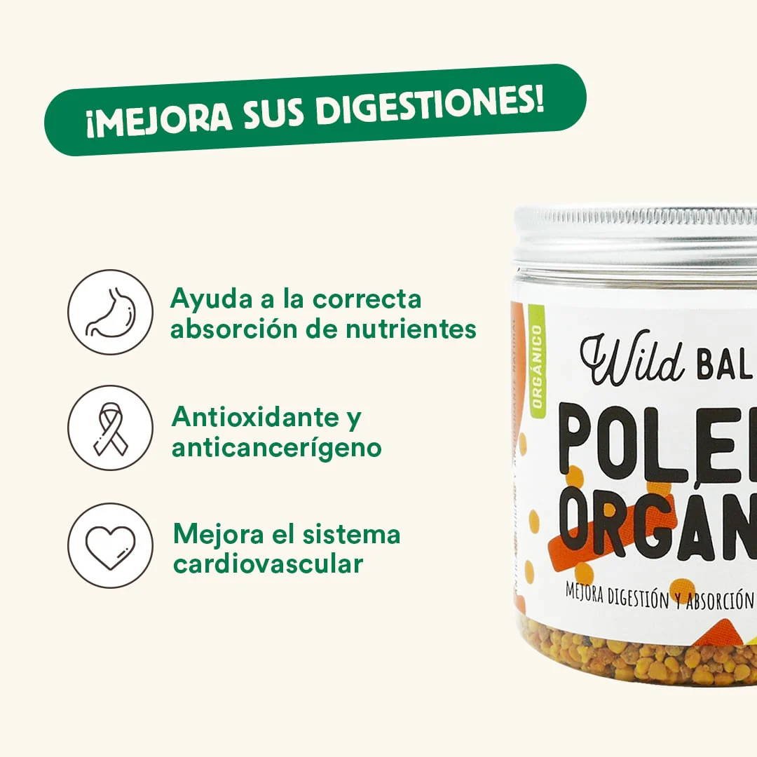 Polen de abeja orgánico 100gr